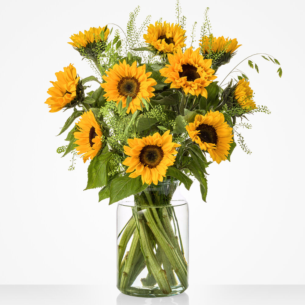 Zonnebloemen boeket